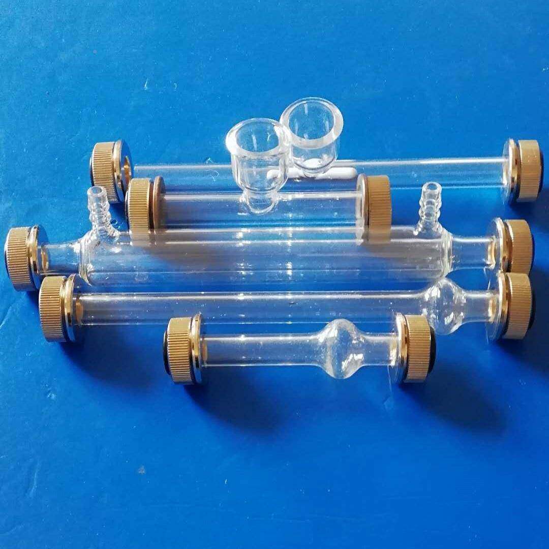 厂球家供应玻璃旋光器漏斗式旋光管一式旋一球光管实管验室玻璃仪