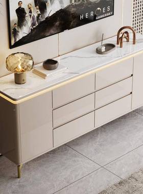 木烤漆斗EBH柜代简约客厅收纳柜抽实柜大容量卧室储屉物现柜轻奢