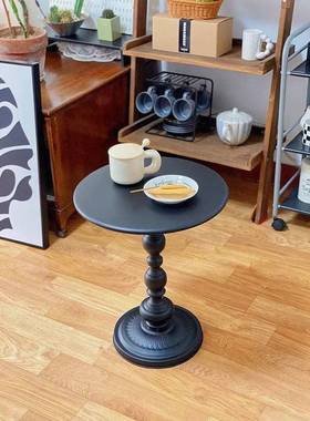 轻奢45658沙发边几客厅家小茶几边桌复用艺圆古角几铁床头置物阳