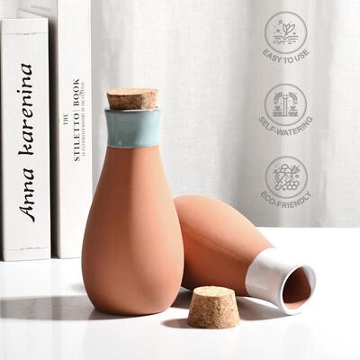 滴灌浇水装置园艺瓷灌溉BGL工具红陶陶保龄花球瓶懒人自动浇渗水