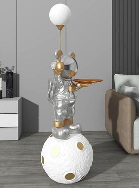 大型太空宇航员客厅摆品件落家居装饰电视地柜RKD5336沙发旁边乔