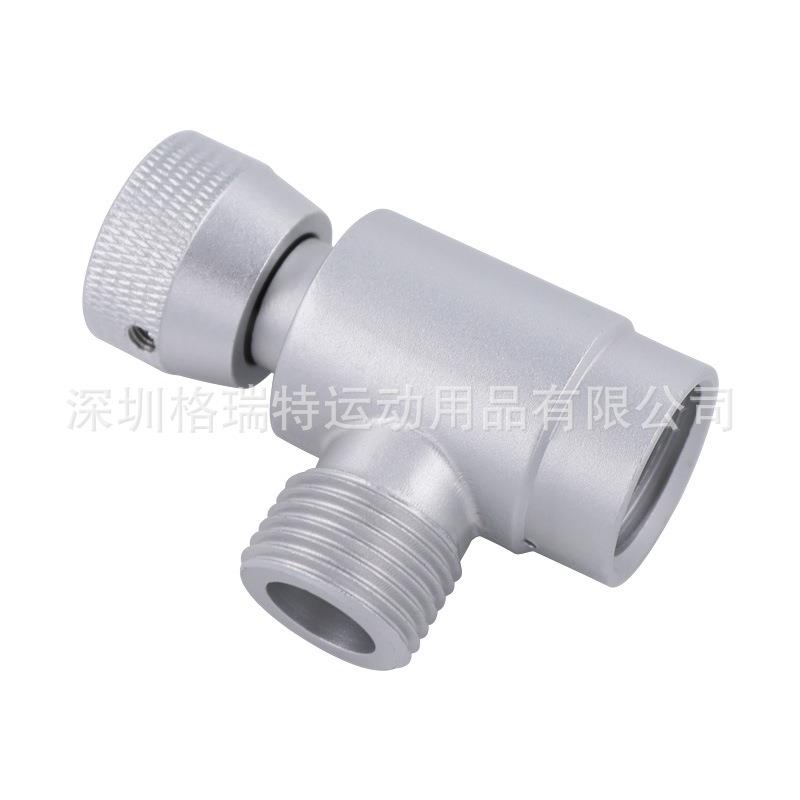 升级版一体式soda气瓶头充气头不气打苏充气接TR21*CGA3204漏梯形