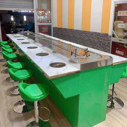 495定用作旋转火锅备全套商机器自助设回转麻辣烫串串小香火锅餐