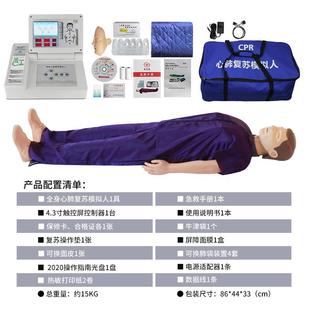 升级版 全身人体训练人工呼吸模773具复苏模拟心肺人C学PR心脏教模