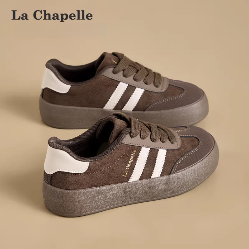 拉夏贝尔德训鞋女2026春季新款美式复古厚底板鞋百搭运动休闲鞋子,女鞋,时尚休闲鞋,淘宝优惠券,粉丝福利购,淘宝优惠卷