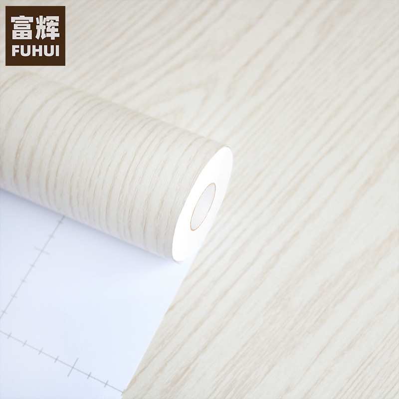 PVC导气槽木纹贴纸门柜家具翻新墙纸自粘壁纸不透底展柜波音软片