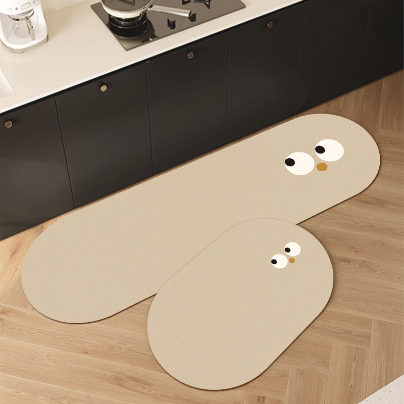 厨房地垫防滑防油可擦免洗免清洗地墊软硅藻泥吸水地毯防水脚垫子,居家布艺,厨房地垫,淘宝优惠券,粉丝福利购,淘宝优惠卷