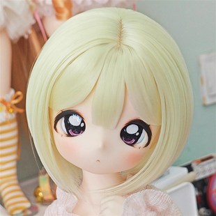 Russ 短款奶油波波头 分缝三分假发正比熊妹毛胚现货