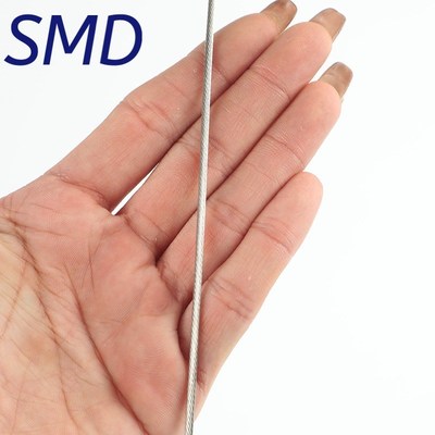 316不锈钢丝绳 汽车拉索连接 1*19偏硬 汽摩刹车线用户外立柱栏杆