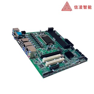 中板 主板 MATX 工控机 4U壁挂式 B560 4槽 工控板 母板 11代