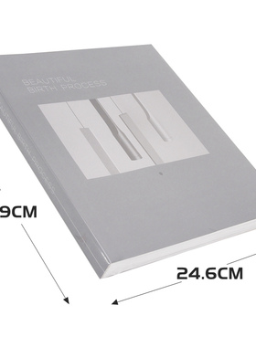 29CM黑白灰简约道具装饰书 样板房现代家居陈列可翻页仿真书摆件