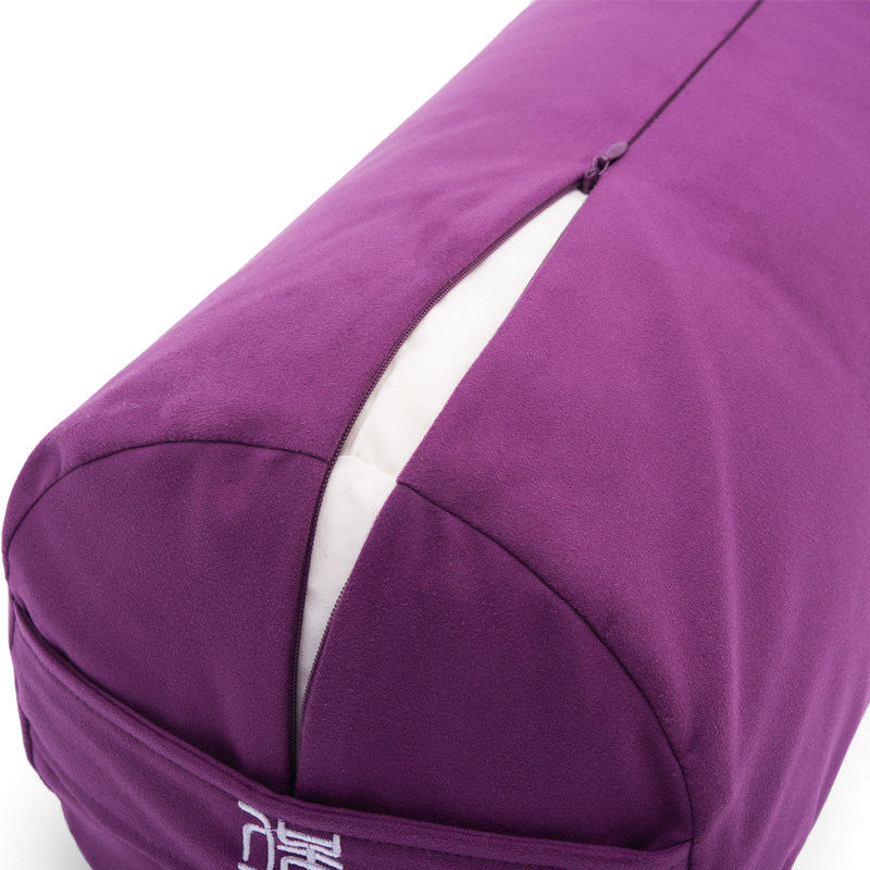 堡牌高密度圆形瑜伽枕棉枕艾扬格专业防滑高弹强支撑孕妇长条抱枕