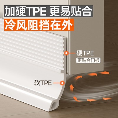门缝门底挡条卫生间门挡水条门下防风条门脚缝密封条入户门隔音条