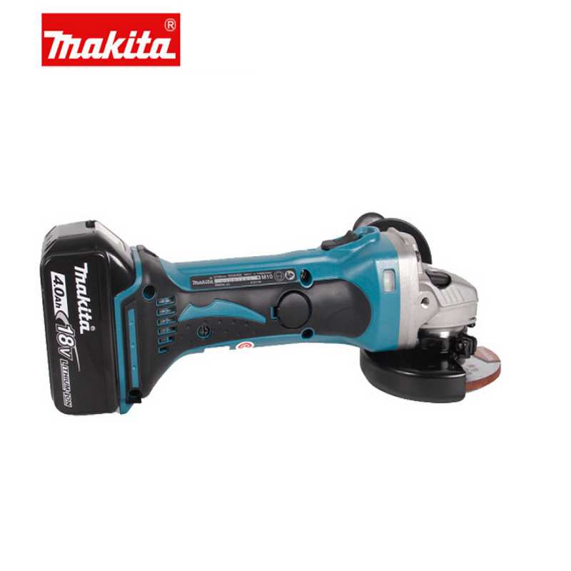 Makita/牧田18V充电式角磨机DGA402SFJ打磨切割机DGA402RME磨光机