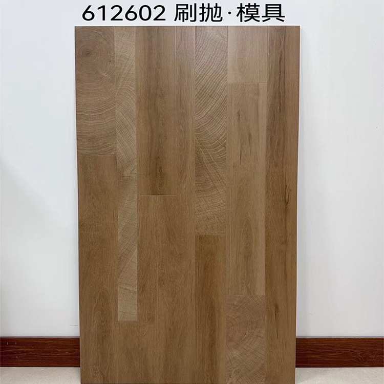 佛山瓷砖仿古客厅卧室防滑木纹地砖600x1200模具面刷抛几何纹墙砖
