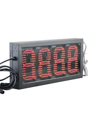 加油站LED价格牌6寸红色户外LED油价数字显示屏厂家出口货源