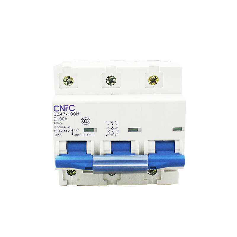 厂家直销高分断Dz47-1003PC100小型断路器空气开关2P3P4P现货10KA