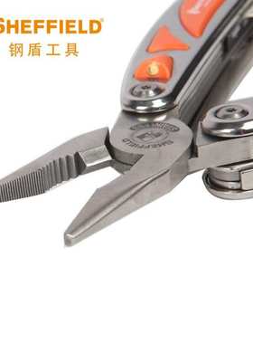 钢盾 SHEFFIELD S041003 12合1不锈钢多用钳