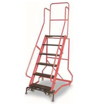 BY003金锚拆装式可移动登高平台梯钢制取货梯子踏板数6层HB4912G