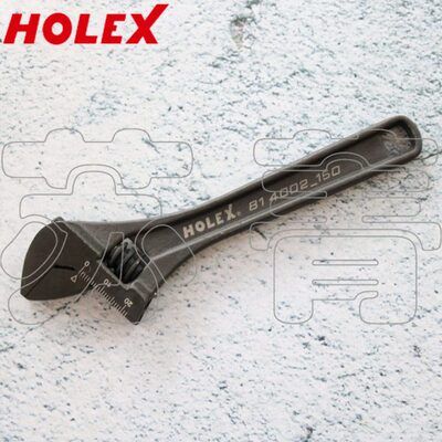德国霍夫曼 HOLEX 活动扳手 钳口带有刻度 150mm200mm250mm300mm