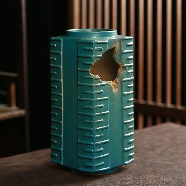 中国风陶瓷花瓶仿古中式客厅电视柜插花装饰品家居高档瓷瓶摆件,家居饰品,花瓶,淘宝优惠券,粉丝福利购,淘宝优惠卷