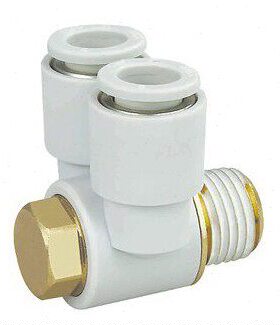 优接头KQ2Z08-02S/10-02S/12/6/4-M5-01S-02S-03S白色外六角