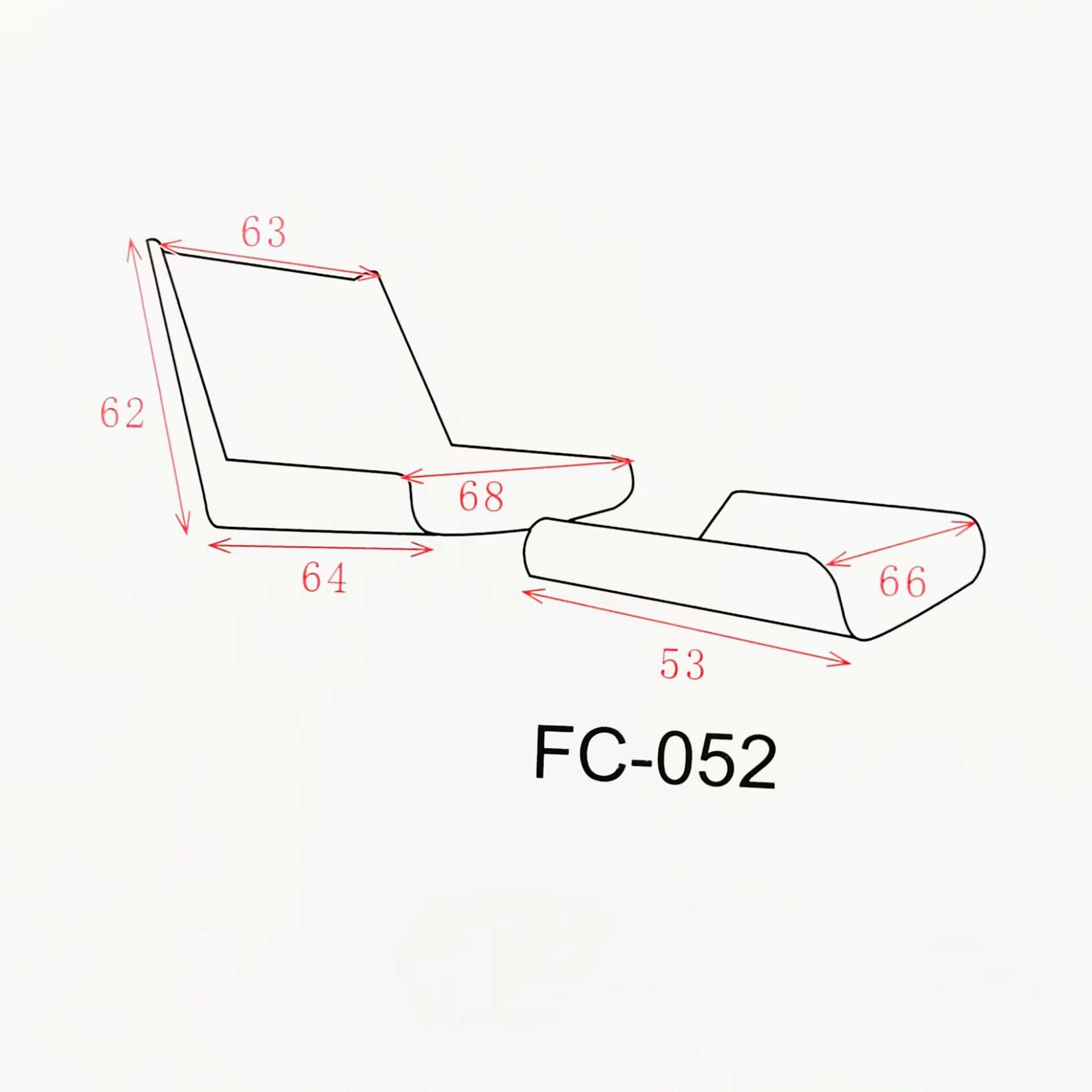 FC-052办公椅轻奢风简约休闲百搭高级风天然木皮弯板胶合板多层板