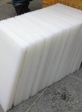 白色防水pp板材硬塑料板猪肉台垫板ppr板食品熟料环保PP胶板定制