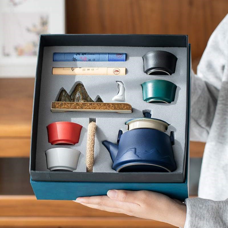 年会公司活动商务档员工礼品送logo中秋节套装伴手客户实用礼