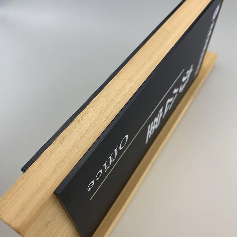 教室门牌实木质亚克力定制班级办公室班牌民宿双面挂牌侧挂标识牌