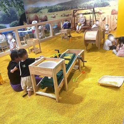 商场儿童打谷场设备天下粮仓乐园室内玩具淘沙池体验设施游乐场厂