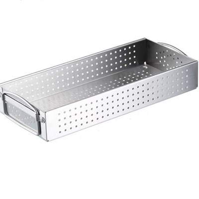 304不锈钢筷子笼筒桶锅铲置物架长方形沥水大容量筷子勺子收纳盒