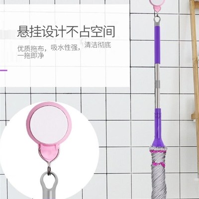 拖把自拧水旋转免手洗布条家用一拖挤水懒人地拖拖布老式墩