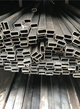 方矩管20*30*2家具方通黑料铁管小扁管直缝矩形钢通白料特殊规格