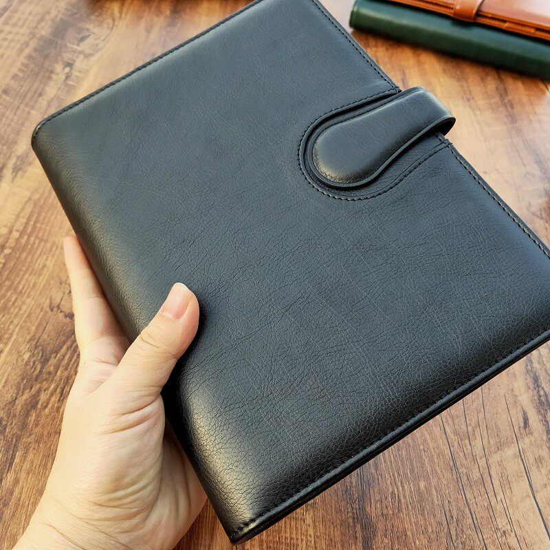 【豪华版活页夹】20孔A5 26孔B5 30孔A4大号商务活页本夹子加厚硬