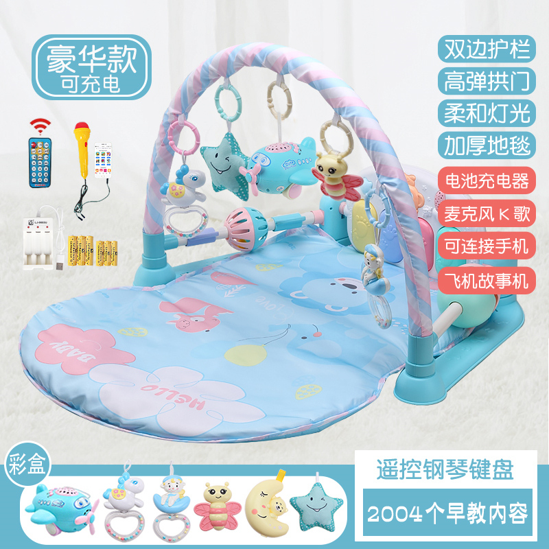 新生儿床头摇铃0-1岁3-6个月12男女宝宝床上吊挂床铃安抚挂件玩具