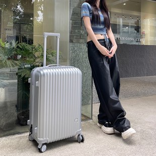 拉杆箱女款皮箱高颜值行李箱男学生专用2025新款22寸拉链款旅行箱