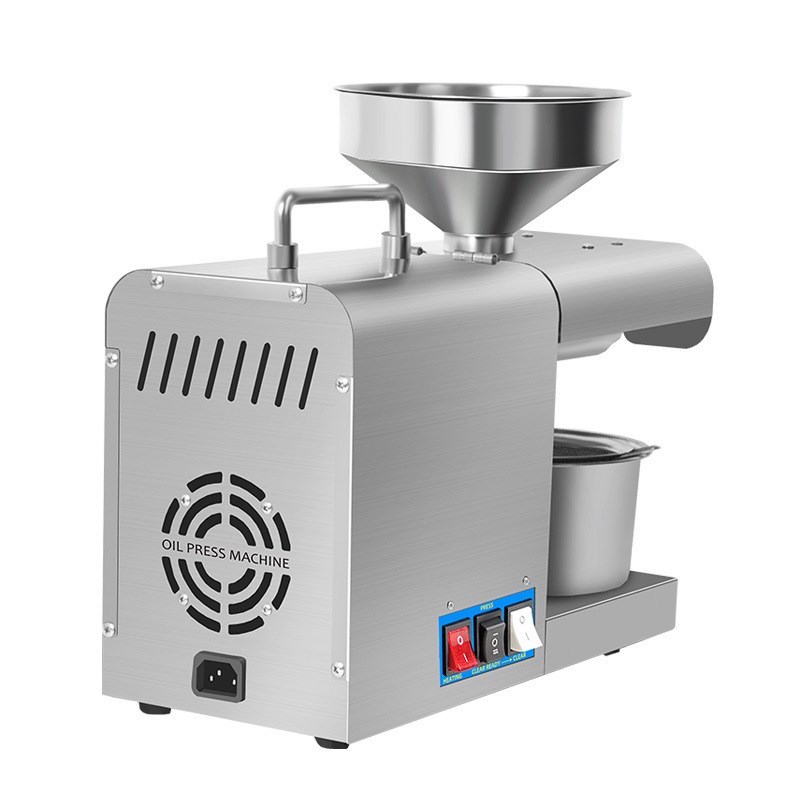 榨油机家用小型全自动多功能家庭用油渣花生新型炸油机器智能压砸