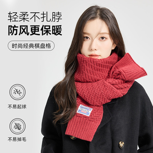 围巾女秋冬季日系韩版潮流INS学院风显白显脸小百搭Y加厚围脖保暖