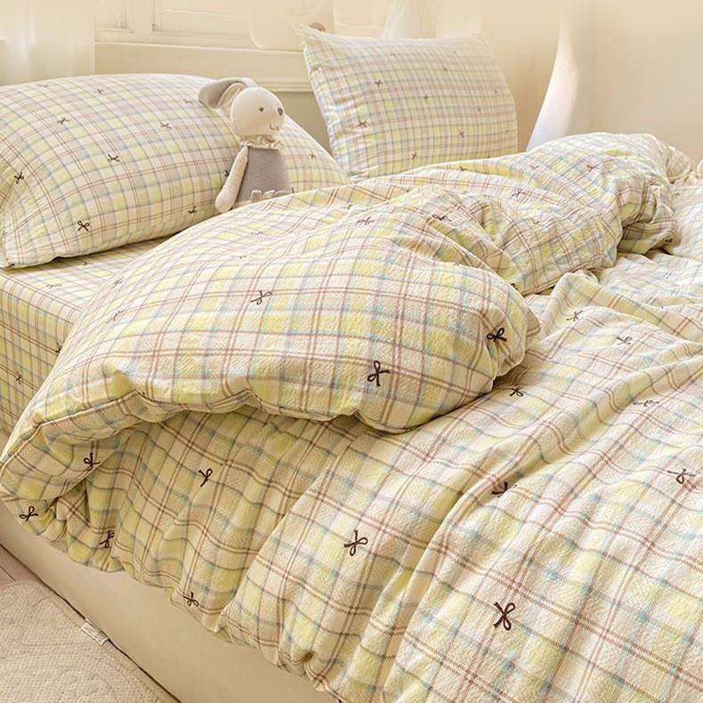 a类双层纱被套单2件15x20cp-kmn-0x203宿舍被0单人被罩非全棉纯棉