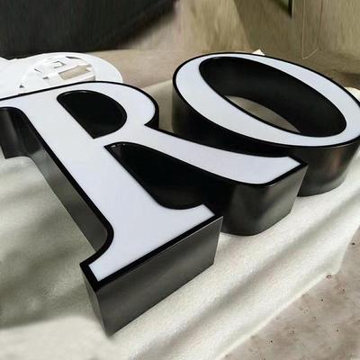 亚克力发光字不锈钢灯387箱烤漆字字连锁定门头门店店招牌制作制