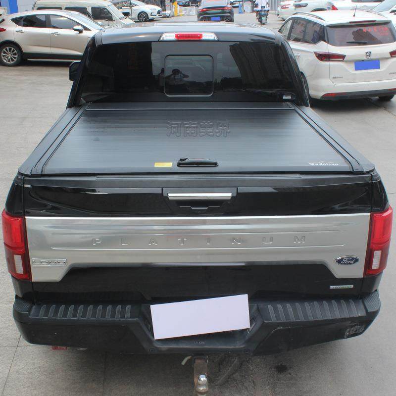 399适用福特猛禽卡F15g0raner皮车卷帘推拉伸缩改装后备箱盖平盖