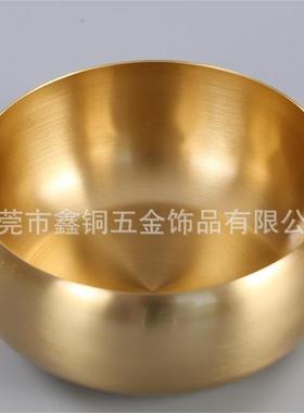 黄铜茶洗有笔洗功夫见描述具水洗盂水茶盘茶道茶六君子盖特大洗茶