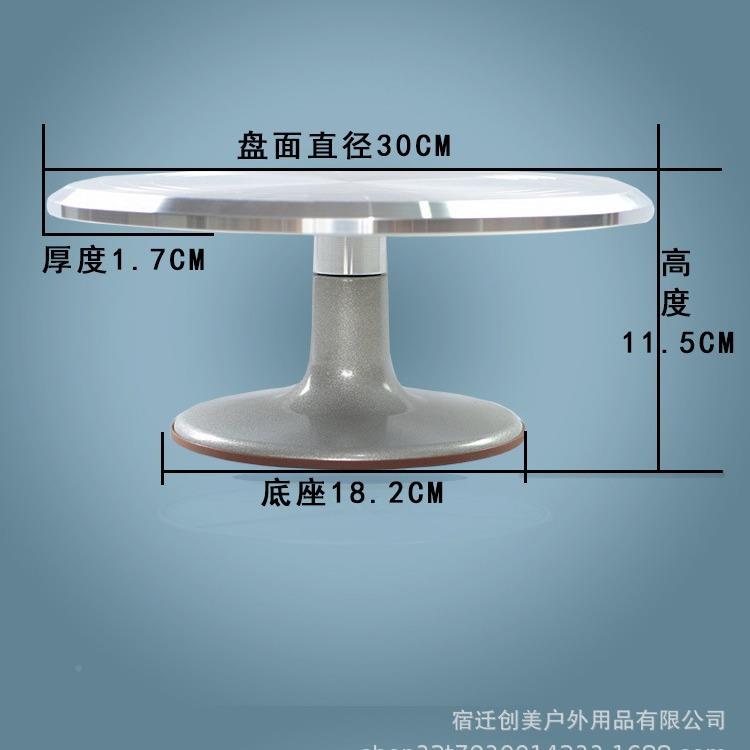 盆景转工插花旋转园艺摆件台转盘底座手OYG动花艺师盆栽转具盘操