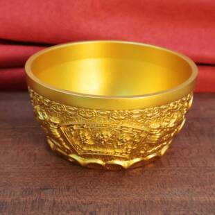 招黄铜貔貅见描述钵聚宝盆摆件黄铜聚财财钱进宝麒麟碗存罐铜碗家