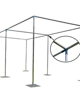 白事灵堂布置舞台景纱支架幔婚礼简易四亭可MLR背伸缩布置装方饰