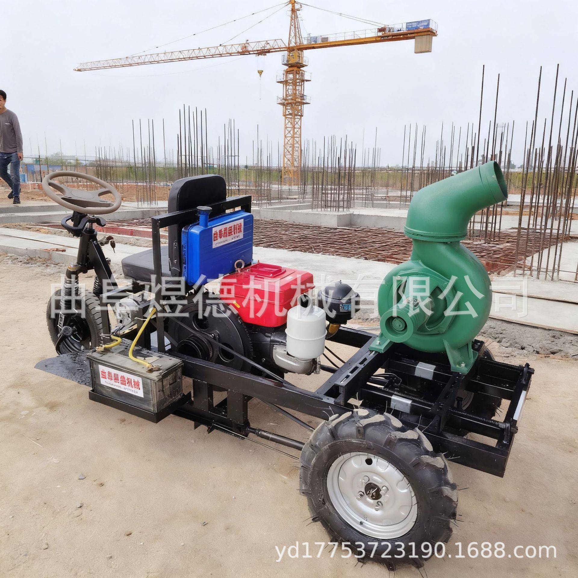 现货供应可移动三轮泵车市政排水排污柴油机电机大流量抽水泵