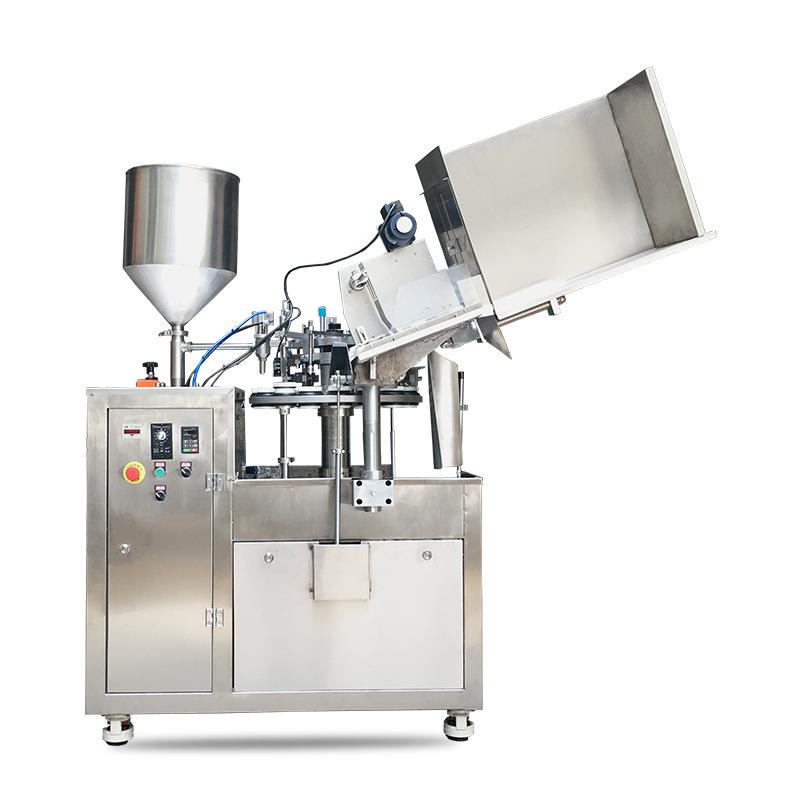 广州铭纳厂家 铝管封尾机宠物膏灌装折尾机 硅酮胶MS胶封尾机