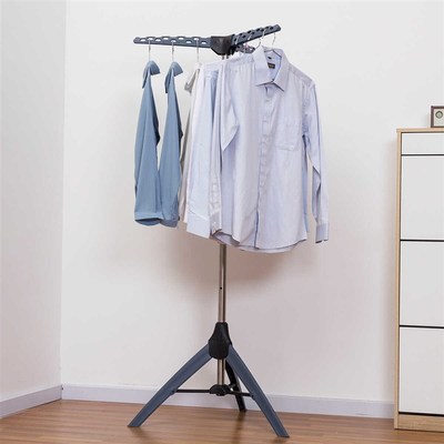 小型三角可折叠晾衣架家用室内不占空间多功能架子阳台简易挂衣架