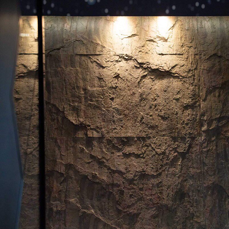 超薄柔性石材岩板天然软石背景墙大理石户外新材料立体轻薄板石皮